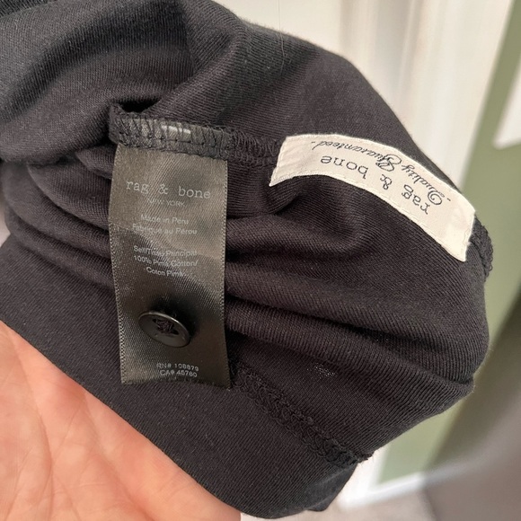 Mens Rag & Bone Pima Cotton SS Polo Shirt Large - Picture 7 of 9